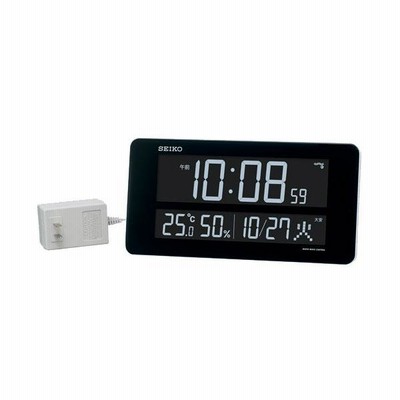 セイコー SEIKO デジタル 電波時計 壁掛け時計 掛置兼用 DL208W 交流AC100Ｖ 文字入れ対応、有料 取り寄せ品「kaka」