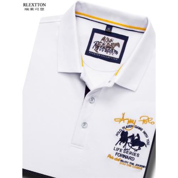 夏季Polo衫男短袖T恤高檔刺繡寬松翻領上衣服有領潮品牌男裝半袖T
