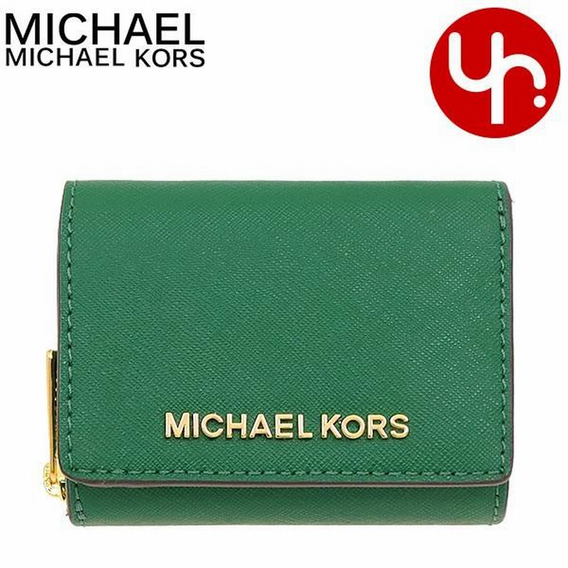 お気に入り MICHAEL マイケルコース KORS ジュエル 35H9GTVZ5L 三つ折り財布 小物