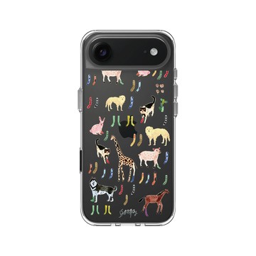 iPhone Air Clear Case（相機按鈕） 透明 - Soupy Tang 湯舒皮 - Lots of Socks