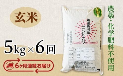 E1-15新潟県長岡産コシヒカリ玄米5kg