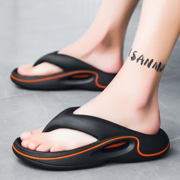 拖鞋男夏季外穿夾腳潮牌人字拖大碼46防滑運動踩屎感沙灘2025新款