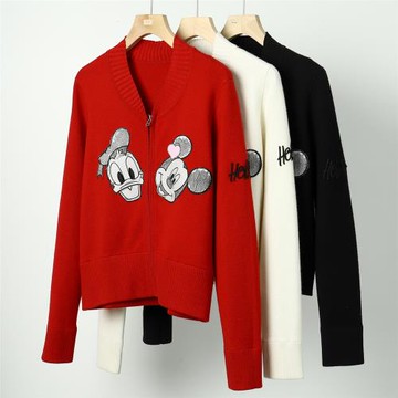 1399過西湖閣老【緹】秋季 39.8%綿羊毛衫拉鏈門襟毛衣外套010