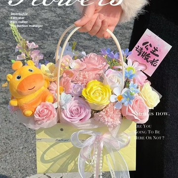 🎉畢業季禮物首選+今天買明天到🎉永生花肥皂花束禮物 閨蜜生日禮物女生 520 情人母親節 畢業禮物畢業花束創意實用禮品