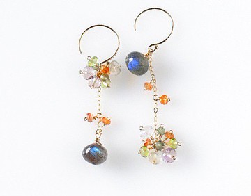 14kgf拉長石洋蔥形+小天然石墩