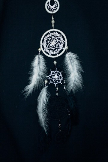 純手工捕夢網 Handmade Dreamcatcher－【黑白相反】