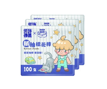 [寶富華]芳詩傳德紙軸棉花棒100支×3袋
