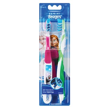 Oral-B 歐樂B 冰雪奇緣兒童牙刷 第四階段  顏色隨機  2支  1組