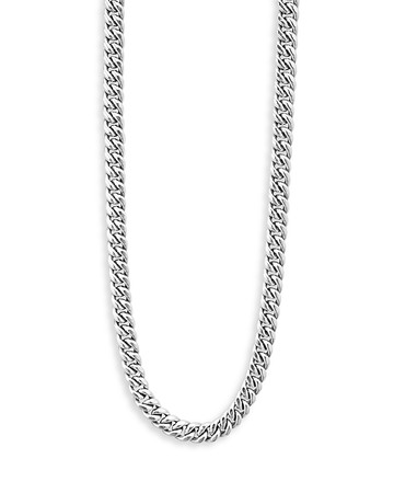 Lagos Men's Sterling Silver Anthem Curb Link Chain Necklace, 22 - Exclusive