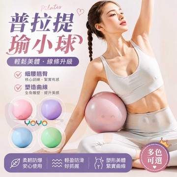 【美腿翹臀神器】普拉提小球 送手推氣筒 皮拉提斯小球 普拉提彈力球 瑜珈小球 瑜珈抗力球 復健球 瑜伽球 平衡球 健身球