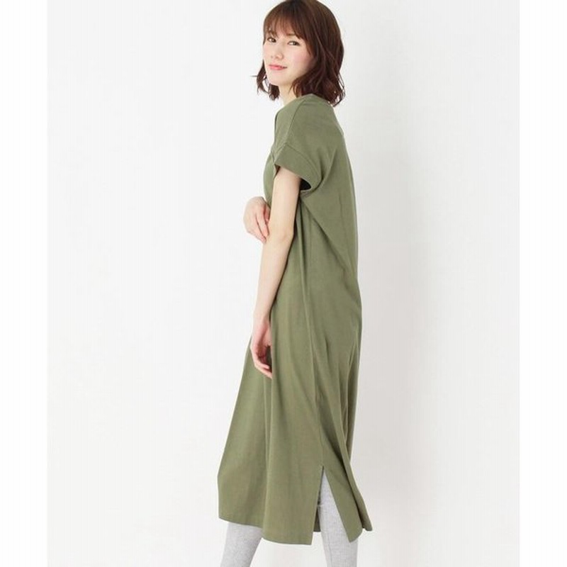 Hushush ハッシュアッシュ サイドスリットワンピース 通販 Lineポイント最大0 5 Get Lineショッピング