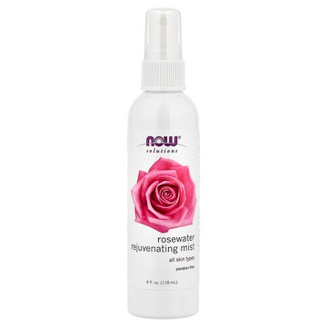 NOW Foods, Solutions，玫瑰水煥活噴霧，4 盎司（118 毫升）