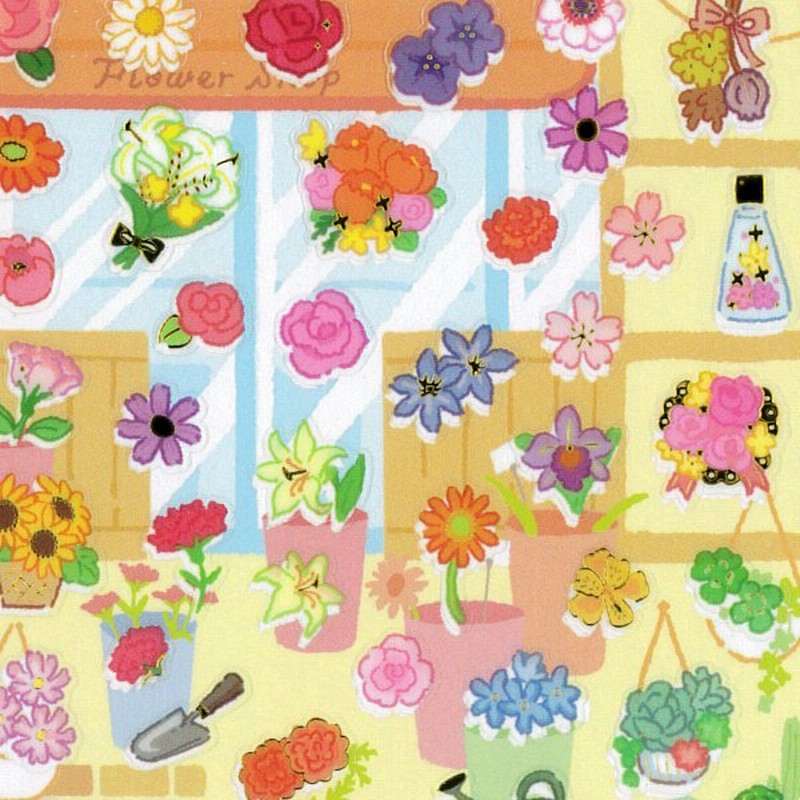 プチマークシール 花 可愛い クリア素材 箔押し加工 スケジュール帳 日記 デコ カミオジャパン 通販 Lineポイント最大0 5 Get Lineショッピング