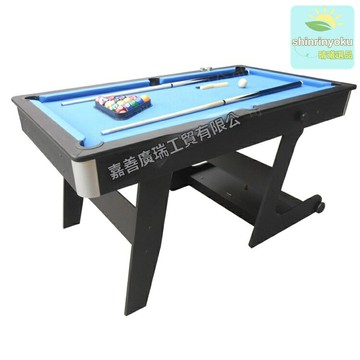 【摺疊省空間】檯球桌 家用檯球桌 摺疊檯球桌 站立式檯球桌 60英寸帶集球盒 室內娛樂 外貿品質 免安裝設計
