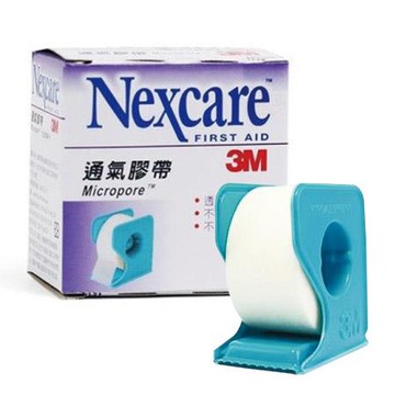 3M Nexcare白色通氣膠帶/1535SP-1/1吋x914CM/1卷+1切台