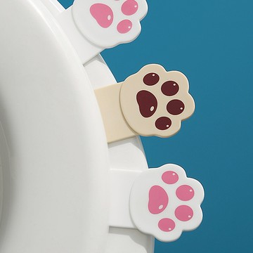 E.City_可愛療癒系貓掌馬桶掀蓋器(2入)