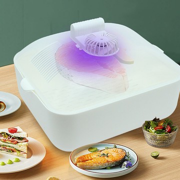 紫外線解凍器廚房四合一解凍神器 殺菌碗櫃 瀝水籃 解凍盒 消毒器 解凍板 解凍機