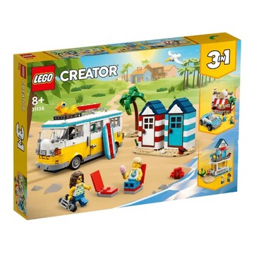 輕盒損特價【台中翔智積木】LEGO 樂高  創意百變 三合一  31138 海灘露營車