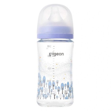 貝親 Pigeon第三代母乳實感玻璃奶瓶240ml(彩繪款)( P1038278星河林間)656元