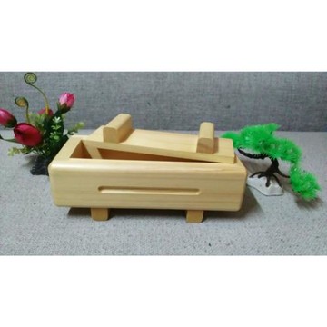 壽司日本料理用千層壽司模具工具平壓餅壓飯模竹制/木制壽司壓箱