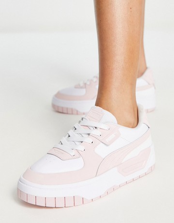 Puma Cali Dream trainers in white and pink