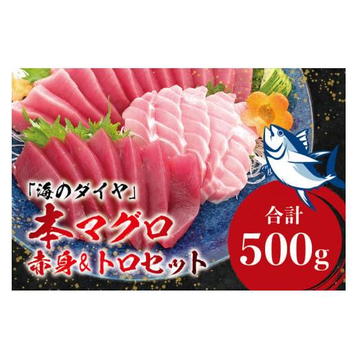 ふるさと納税 和歌山県 すさみ町 本マグロ（養殖）トロ＆赤身セット 500g  高級 クロマグロ  中トロ 中とろ  まぐろ マグロ 鮪 刺身 赤身 …