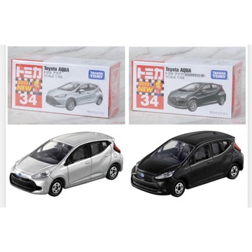 【童無忌】多美小汽車 TOMICA 34 一般 初回 豐田 TOYOTA  AQUA 貨號 19389 19388 34