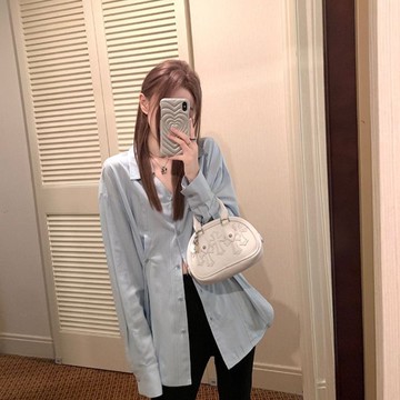 IELGY 女式束腰設計時尚上衣襯衫