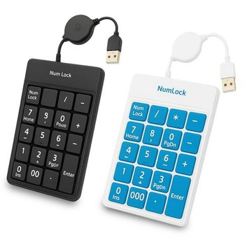 (2入組)DK3算你狠快 USB簡約數字鍵盤(顏色隨機出貨)