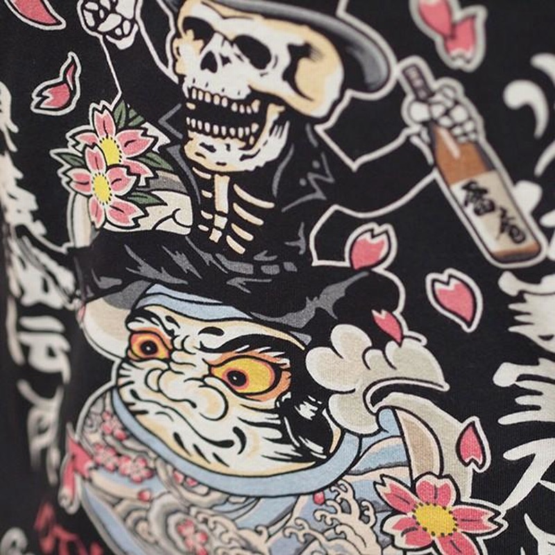 Skull Works スカルワークス 20%OFF SALE!! 黒達磨スカルＴシャツ