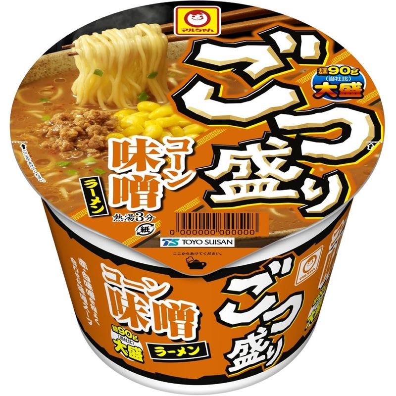 コーン味噌ラーメン 13812個