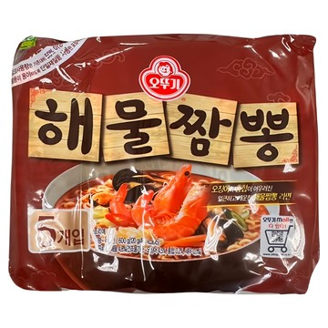 OTTOGI 不倒翁 香辣海鮮風味拉麵 120g  5包