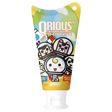 QRIOUS 奇瑞斯 元氣小兒護齒膏 可吞嚥配方 四個月以上適用 添加優質益生菌  60g  1條