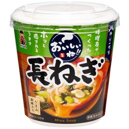 神州一味噌 カップみそ汁 おいしいね!! 長ねぎ 60個 (6個入×10 まとめ買い) 味噌汁 即席 インスタント