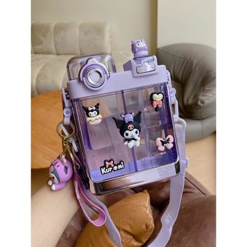 夏天高顏值女生tritan雙飲吸管杯便攜運動水杯子兒童學生新款2025