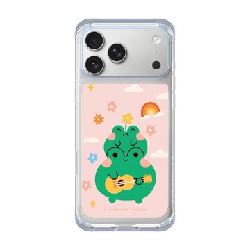 iPhone 17 Pro Max ClearX 冰透藍 - Niniwanted - Frogs Ukulele