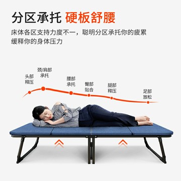 耐樸折疊床單人辦公室午休床便攜陪護家用午睡神器簡易木板硬板床