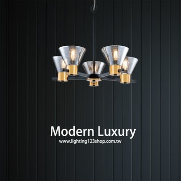 煙灰色玻璃造型吊燈 F121-19-30703