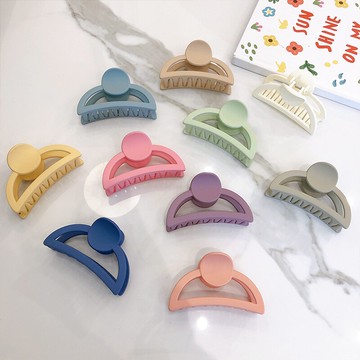 網紅發夾抓夾大號頭發夾子后腦勺發抓韓國優雅氣質盤發鯊魚夾頭飾