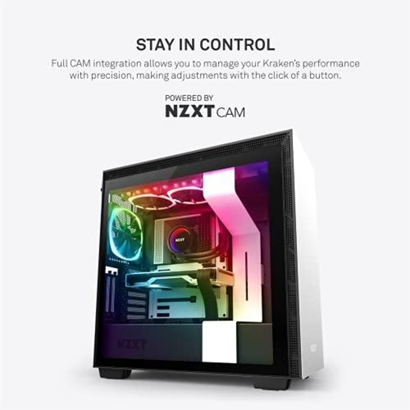 NZXT KRAKEN X53 ホワイト 簡易水冷CPUクーラー RGB対応 240mm RL