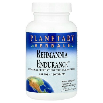 Planetary Herbals, 地黃耐力，637 毫克，150 片