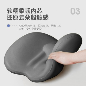 腰墊  辦公室座椅靠墊椅子靠背墊護腰記憶棉座椅腰枕腰墊車載靠背墊