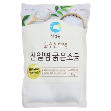 清淨園 純淨粗鹽 日曬鹽  1kg  1包