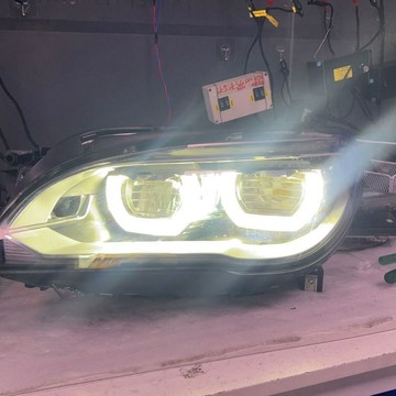 (質量保固）13-15款BMW 7系F02 頂配全LED大燈原廠大燈總成原裝前大燈頭燈