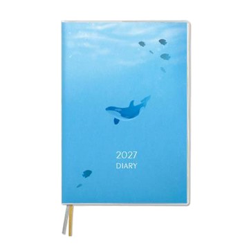 珠友Chuyu2027年A5十字週誌/海鯨/BC-50743-01
