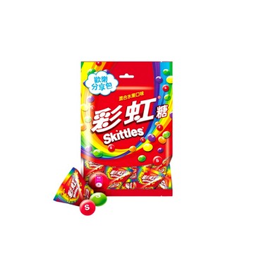 【蝦皮直營】Skittles彩虹糖 混合水果口味量販包 樂享包 135g(9gx15)