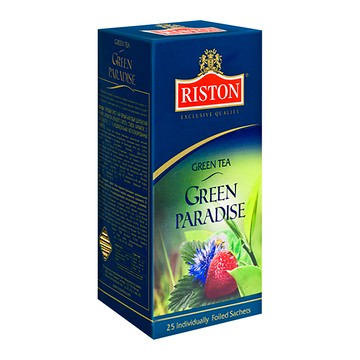 RISTON 瑞斯頓 樂園花香綠茶 斯里蘭卡茶葉  1.5g  25包  1盒