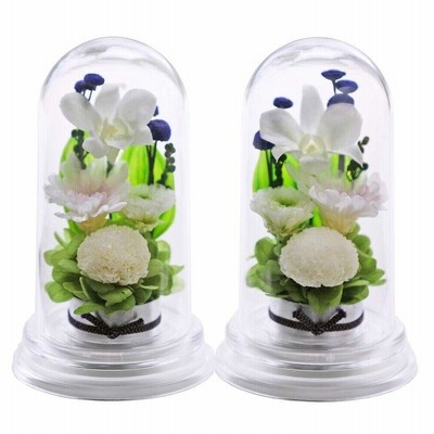 アートフォーシーズン ミニお供え花マム 対デザインSET ホワイト