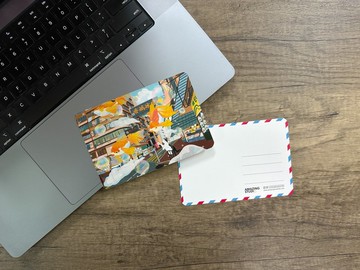 【貓遊街角 - 魚樂無窮 】 明信片丨Amazing Studio