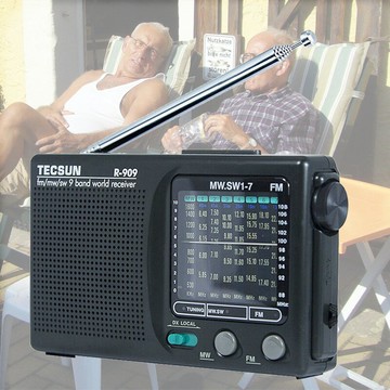 Tecsun/德生R-909老人收音機小全波段便攜老式年fm調頻廣播半導體